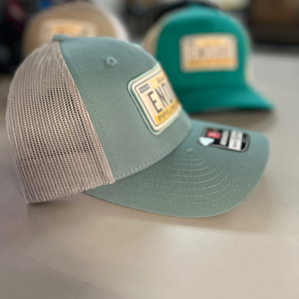 Enduro License Plate Patch Trucker – Classic Look, 3 Color Combos