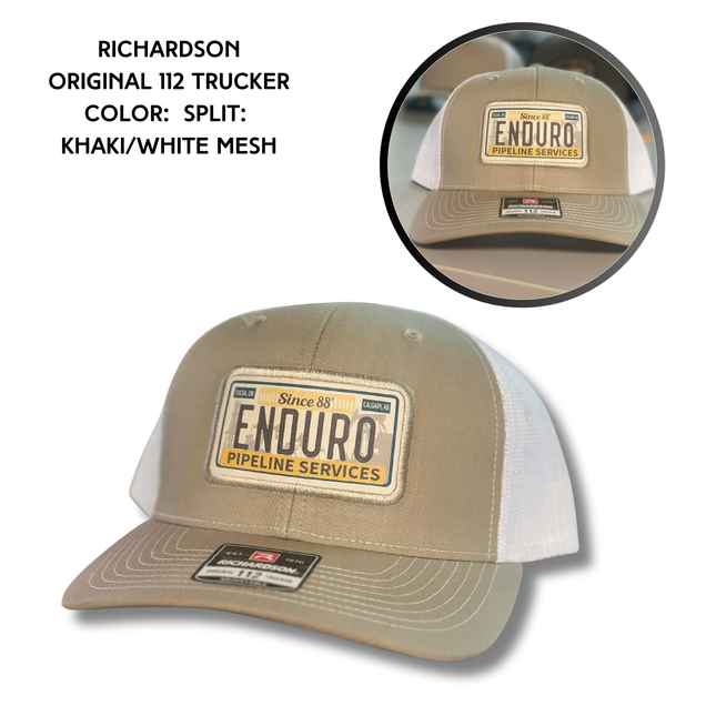 2025 Enduro LP 112 Trucker Hat Khaki/White
