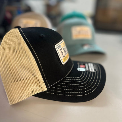 Enduro License Plate Patch Trucker – Classic Look, 3 Color Combos - Enduro Pipeline Services